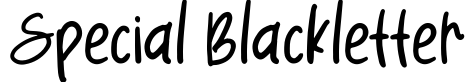 Special Blackletter