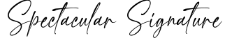 Spectacular Signature