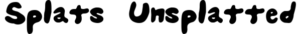 Splats Unsplatted