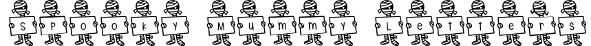 Spooky Mummy Letters