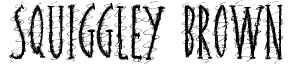Squiggley Brown