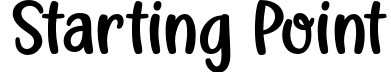 Starting Point