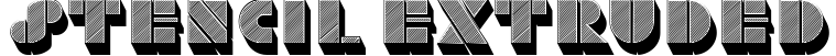 Stencil Extruded