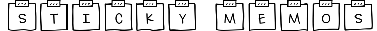 Sticky Memos