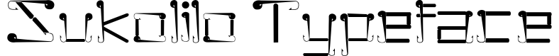 Sukolilo Typeface