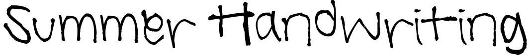 Summer Handwriting
