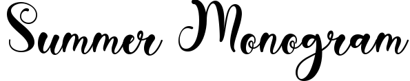 Summer Monogram
