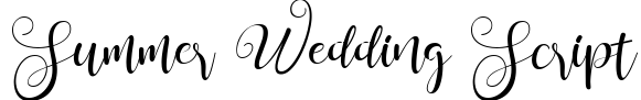 Summer Wedding Script