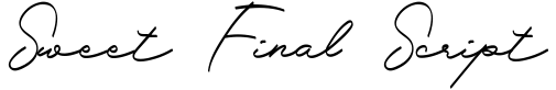 Sweet Final Script