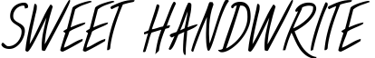 Sweet Handwrite
