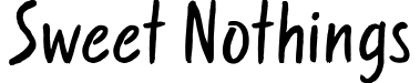 Sweet Nothings