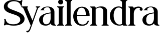 Syailendra