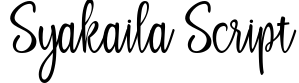 Syakaila Script