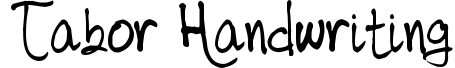 Tabor Handwriting