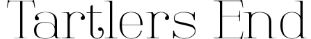 Tartlers End