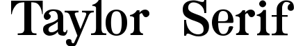Taylor Serif