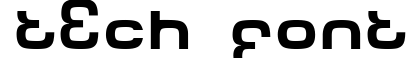 Tech Font