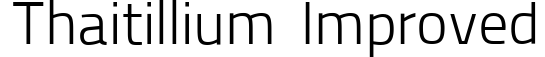 Thaitillium Improved
