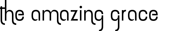 The amazing grace