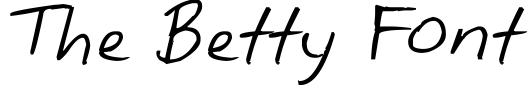 The Betty Font