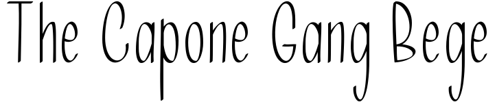 The Capone Gang Bege