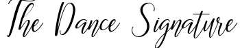 The Dance Signature
