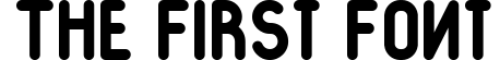 The First Font