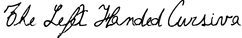 The Left-Handed Cursiva