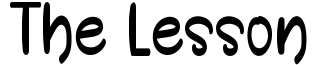 The Lesson