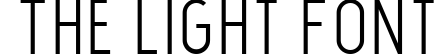 The Light Font