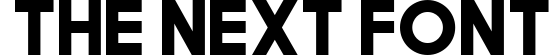 The Next Font
