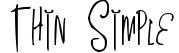 Thin Simple