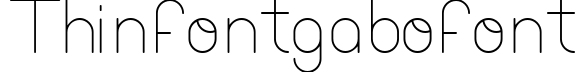 ThinfontGabofont