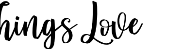 Things Love