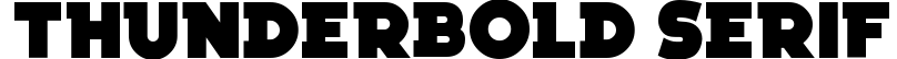 Thunderbold Serif
