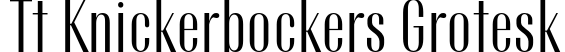 TT Knickerbockers Grotesk