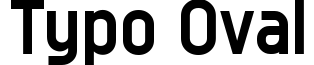 Typo Oval