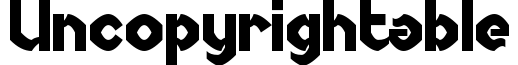 Uncopyrightable