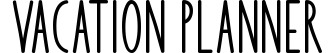 Vacation Planner