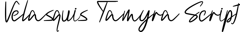 Velasquis Tamyra Script