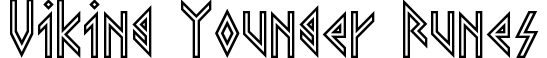 Viking Younger Runes