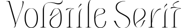 Volatile Serif