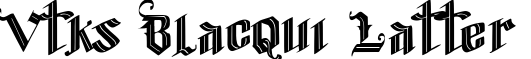 Vtks Blacqui Latter