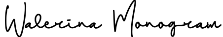 Walerina Monogram
