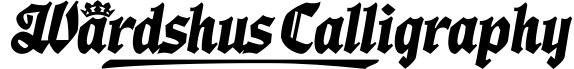 Wardshus Calligraphy