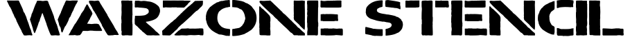 Warzone Stencil