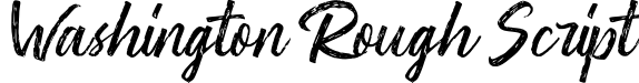 Washington Rough Script