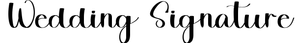 Wedding Signature