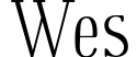 Wes