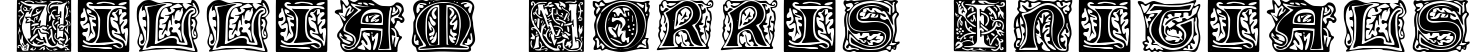 William Morris Initials